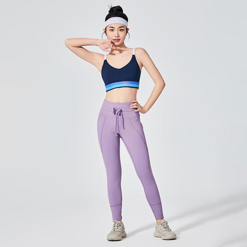 Simplex Type of Letter Printed Sports Bra