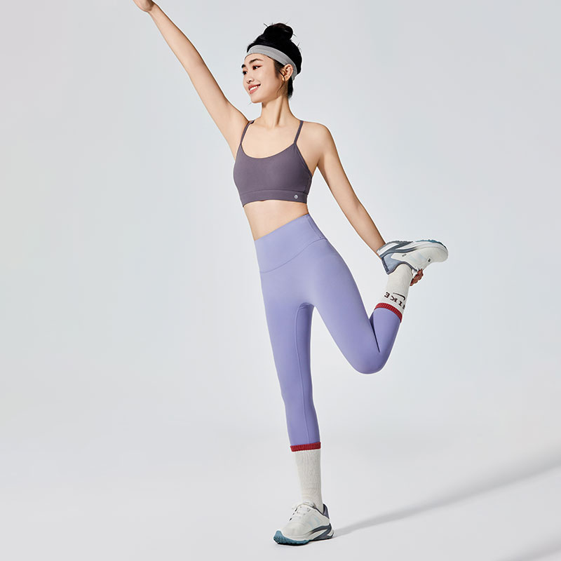 Women Violet Sports Leggings